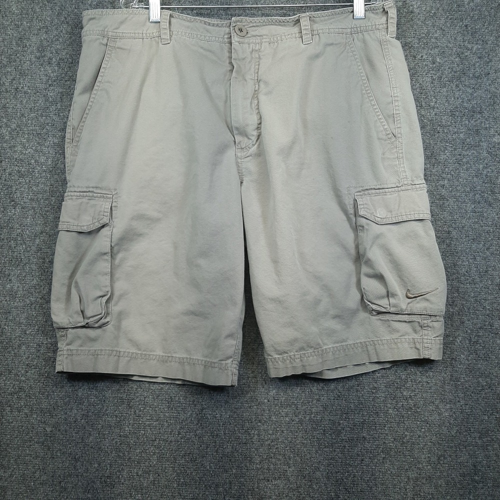 Nike Cargo Shorts The Athletic Dept 532914-200 Size 36 Khaki Mens Cotton Utility